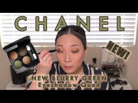 chanel blue green quad|Chanel quad eyeshadow tutorial.